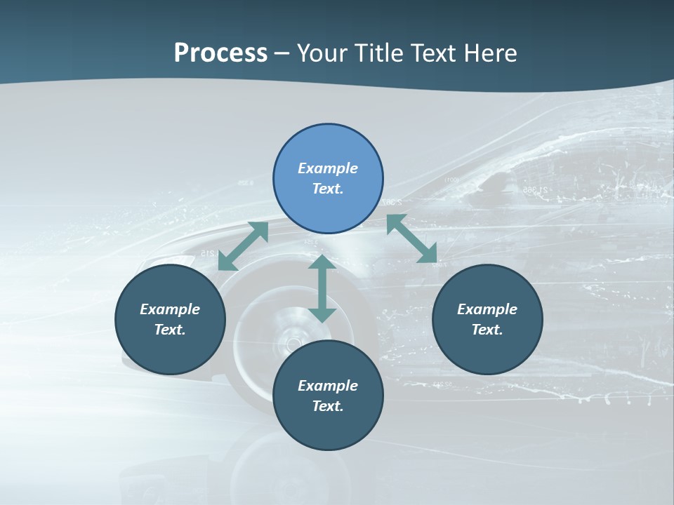 Modern Wheel View PowerPoint Template