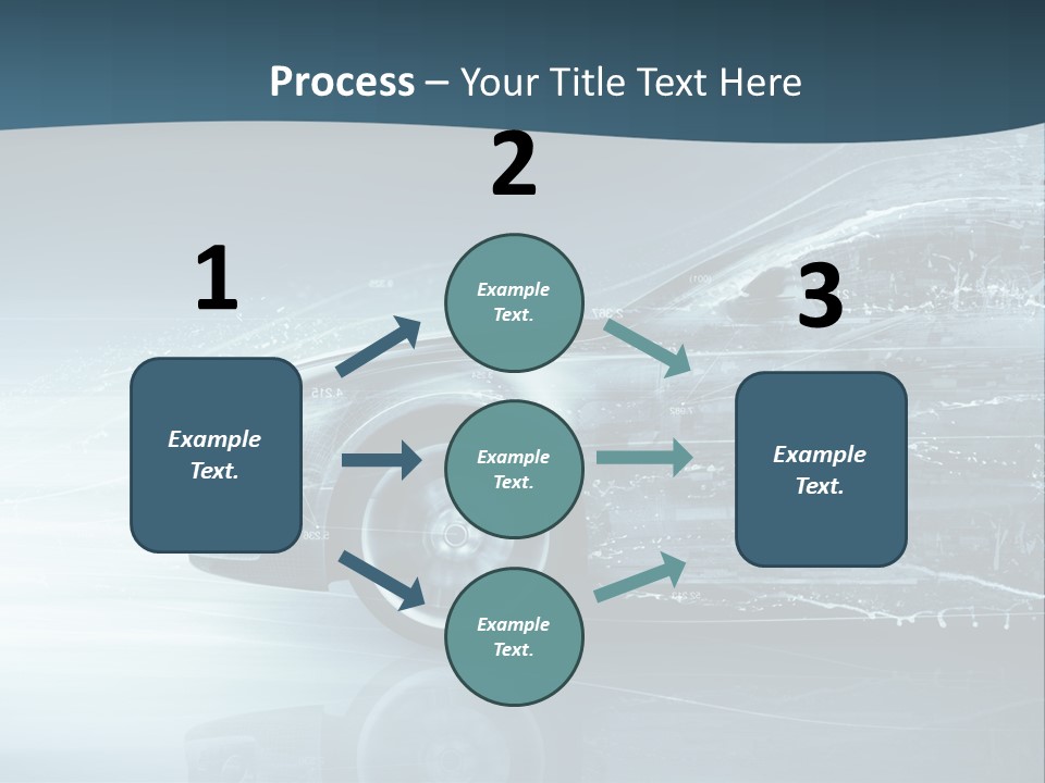 Modern Wheel View PowerPoint Template
