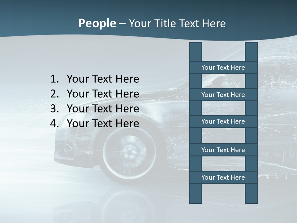 Modern Wheel View PowerPoint Template