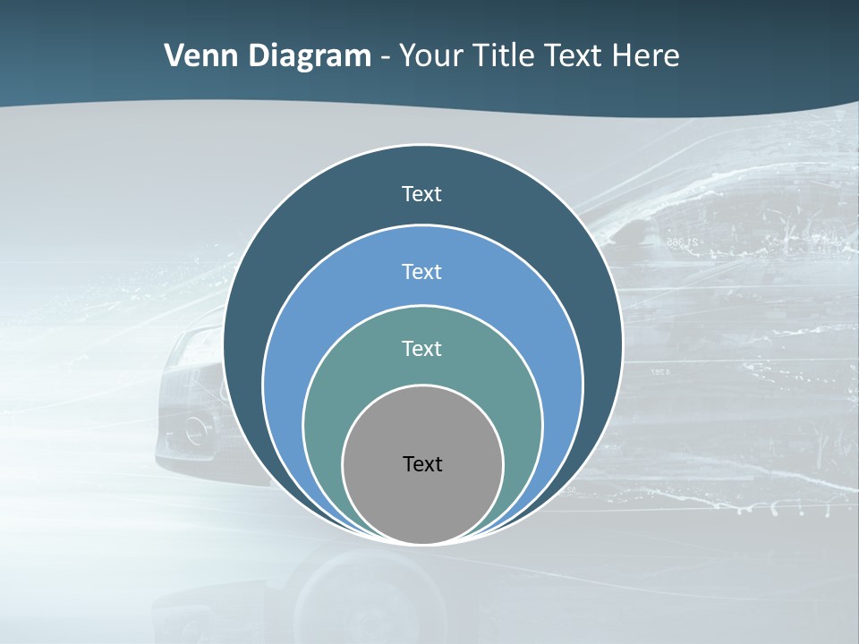 Modern Wheel View PowerPoint Template