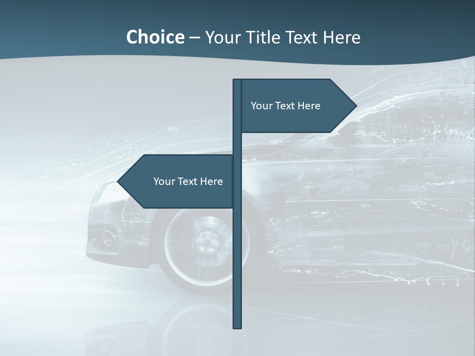 Modern Wheel View PowerPoint Template