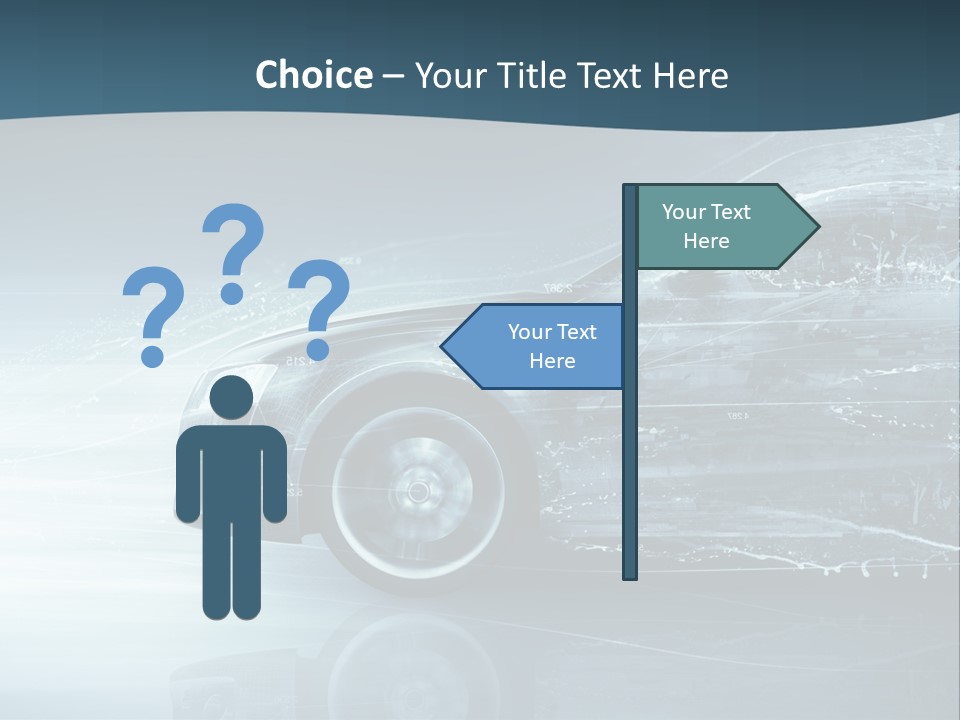 Modern Wheel View PowerPoint Template