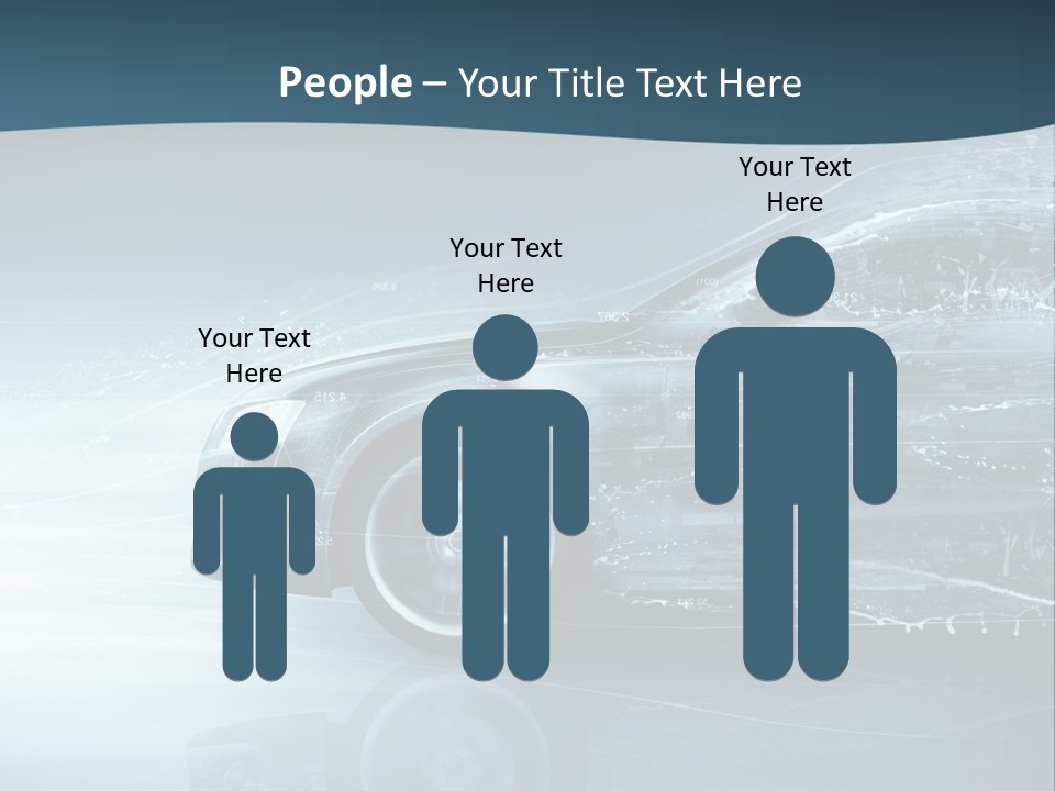 Modern Wheel View PowerPoint Template