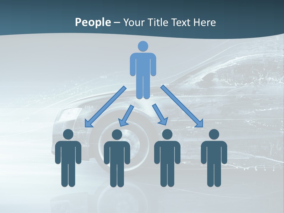 Modern Wheel View PowerPoint Template