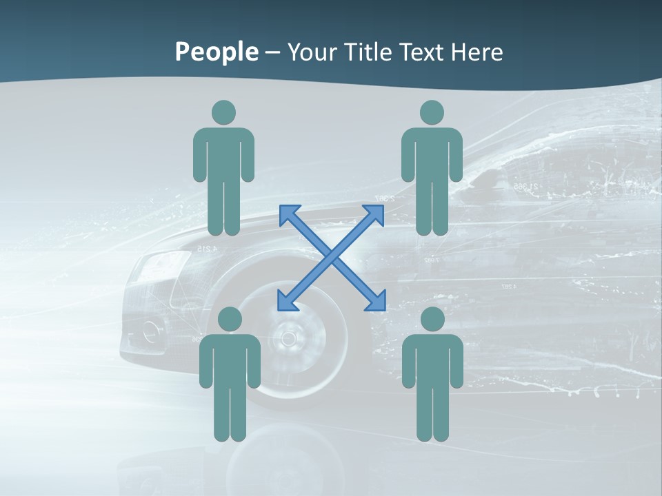Modern Wheel View PowerPoint Template