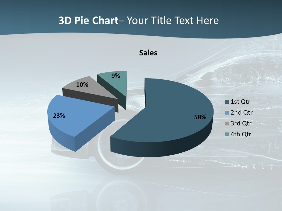 Modern Wheel View PowerPoint Template