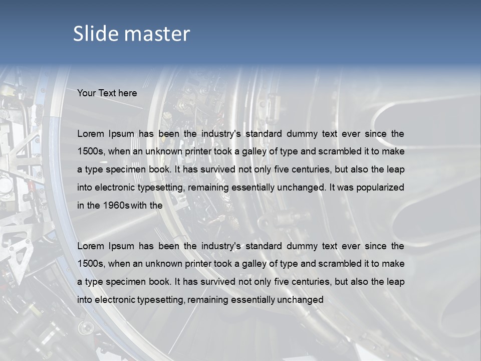 Mechanical Detail Technology PowerPoint Template