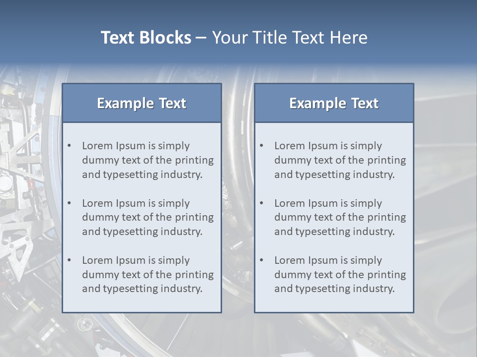 Mechanical Detail Technology PowerPoint Template
