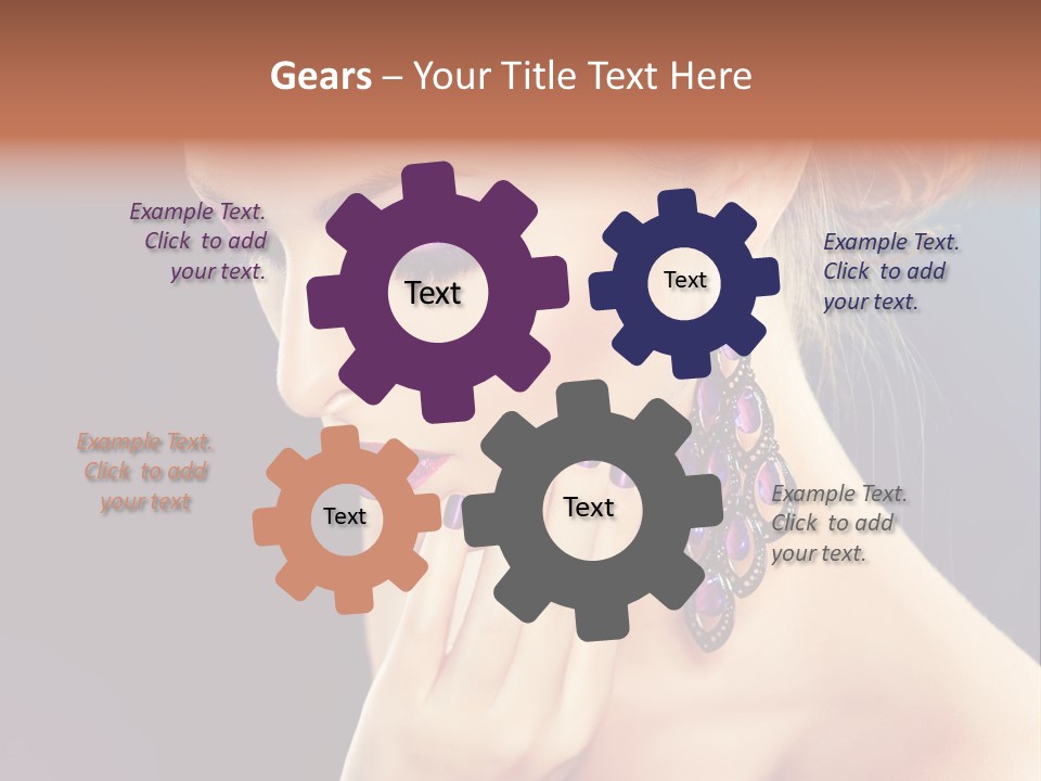 Manicure Beauty Salon Elegance PowerPoint Template