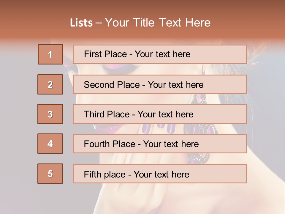 Manicure Beauty Salon Elegance PowerPoint Template
