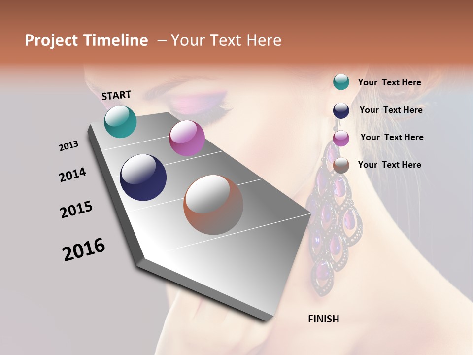 Manicure Beauty Salon Elegance PowerPoint Template