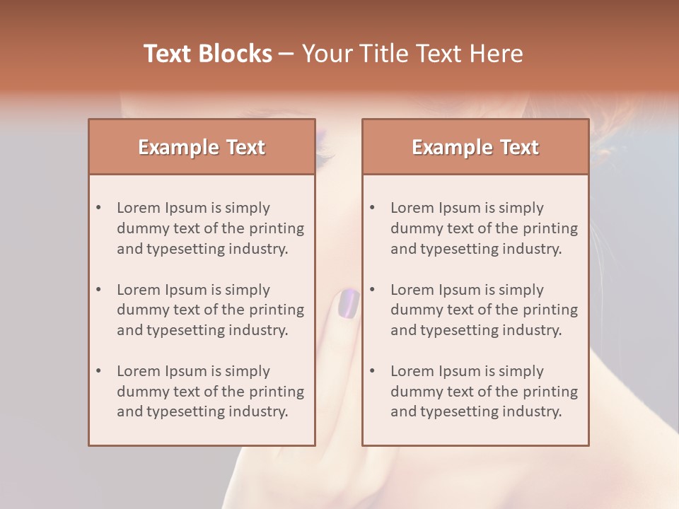 Manicure Beauty Salon Elegance PowerPoint Template