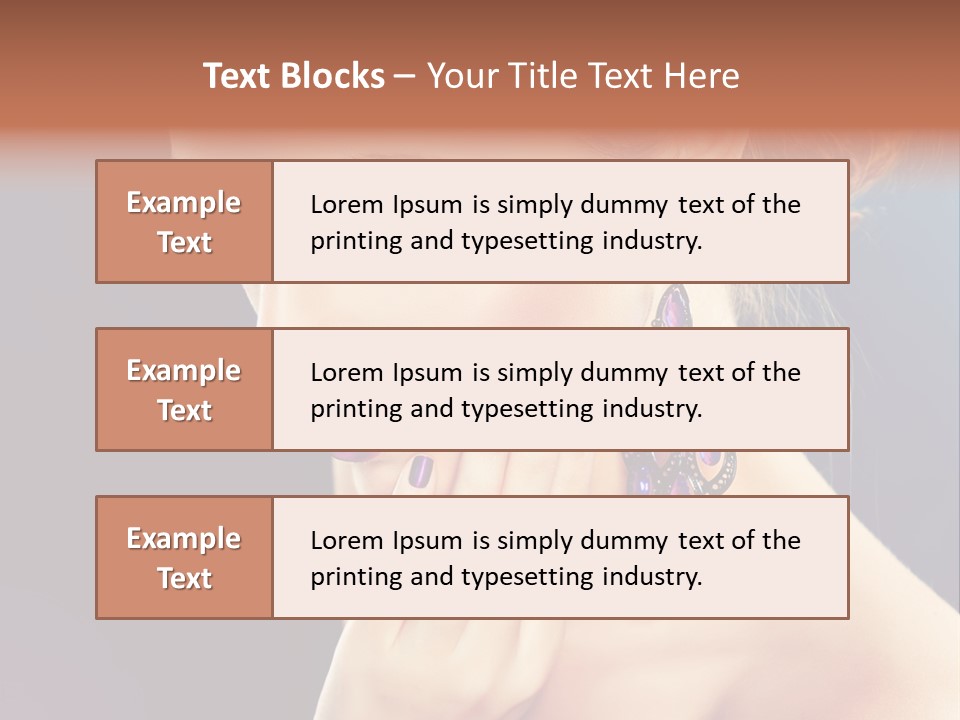 Manicure Beauty Salon Elegance PowerPoint Template