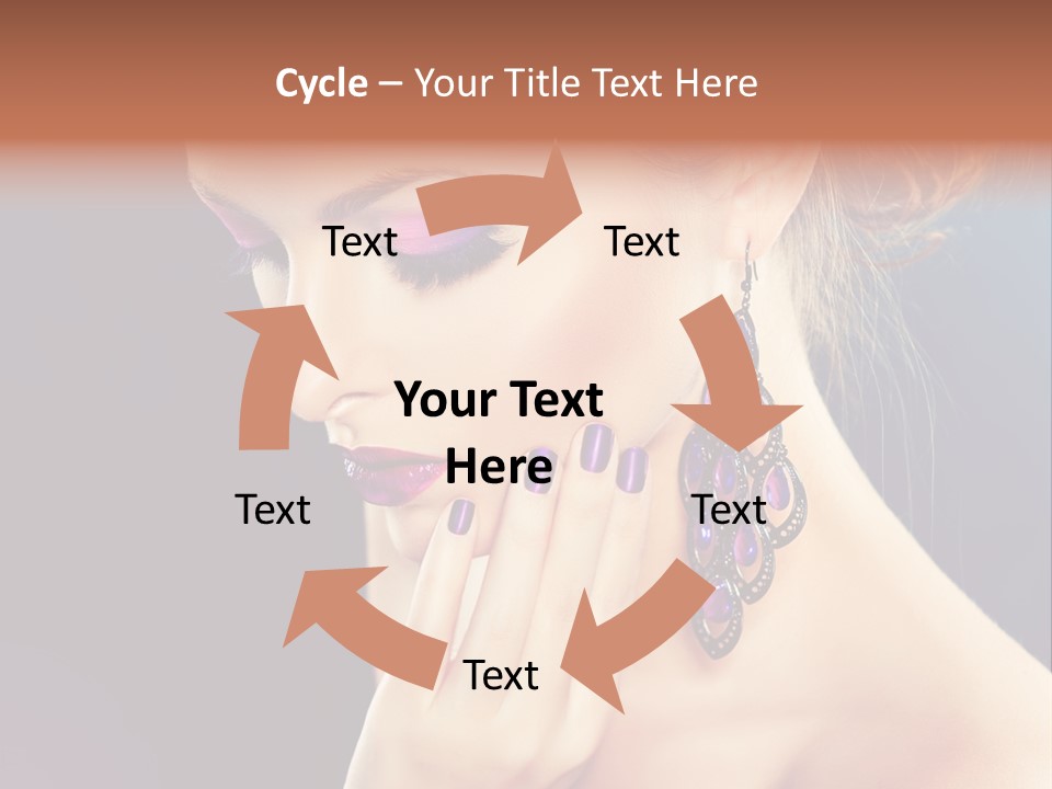 Manicure Beauty Salon Elegance PowerPoint Template