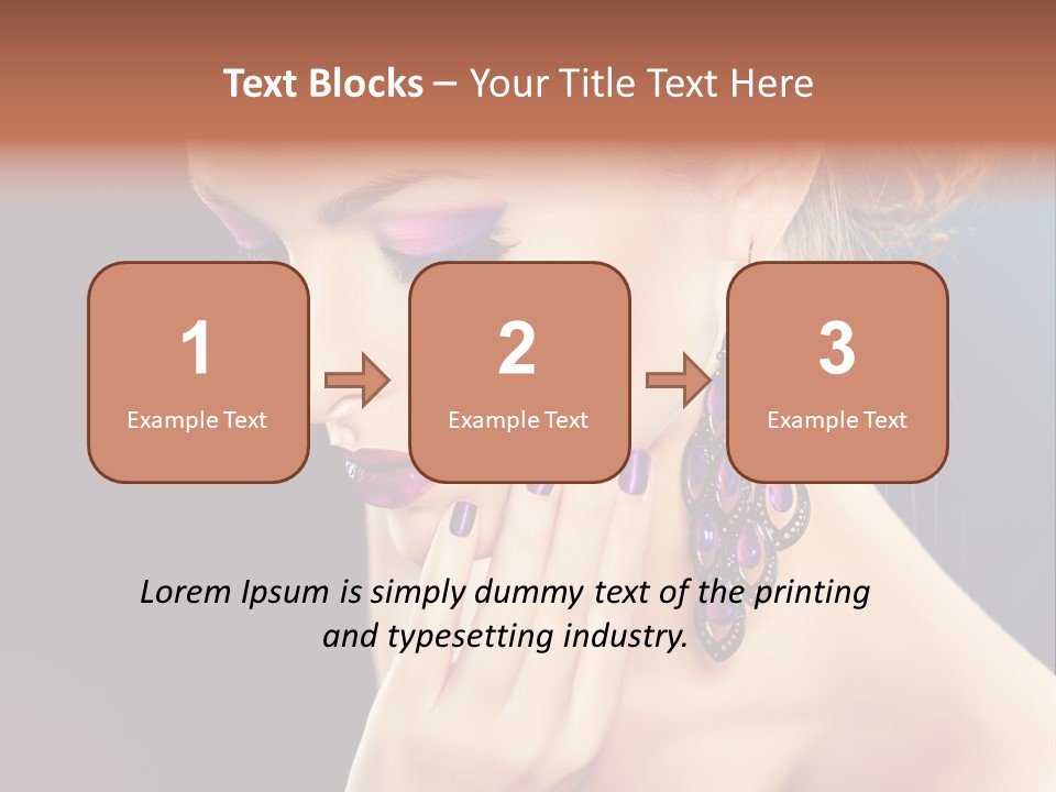 Manicure Beauty Salon Elegance PowerPoint Template