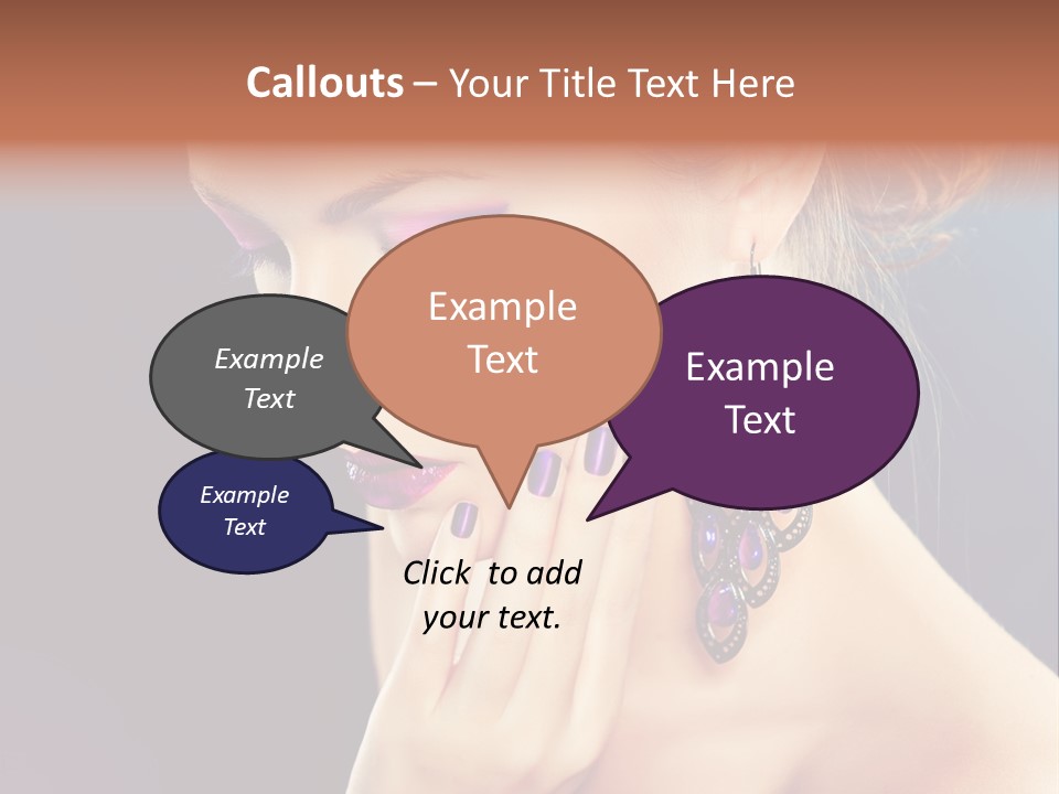 Manicure Beauty Salon Elegance PowerPoint Template