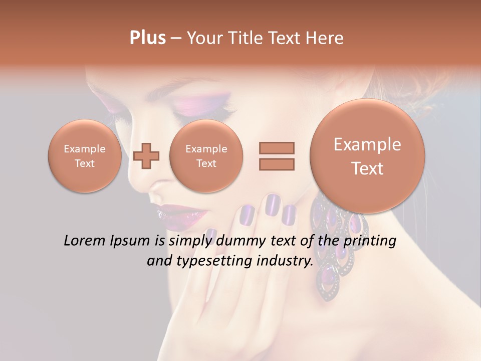 Manicure Beauty Salon Elegance PowerPoint Template