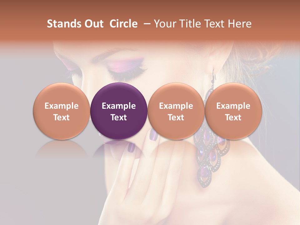 Manicure Beauty Salon Elegance PowerPoint Template