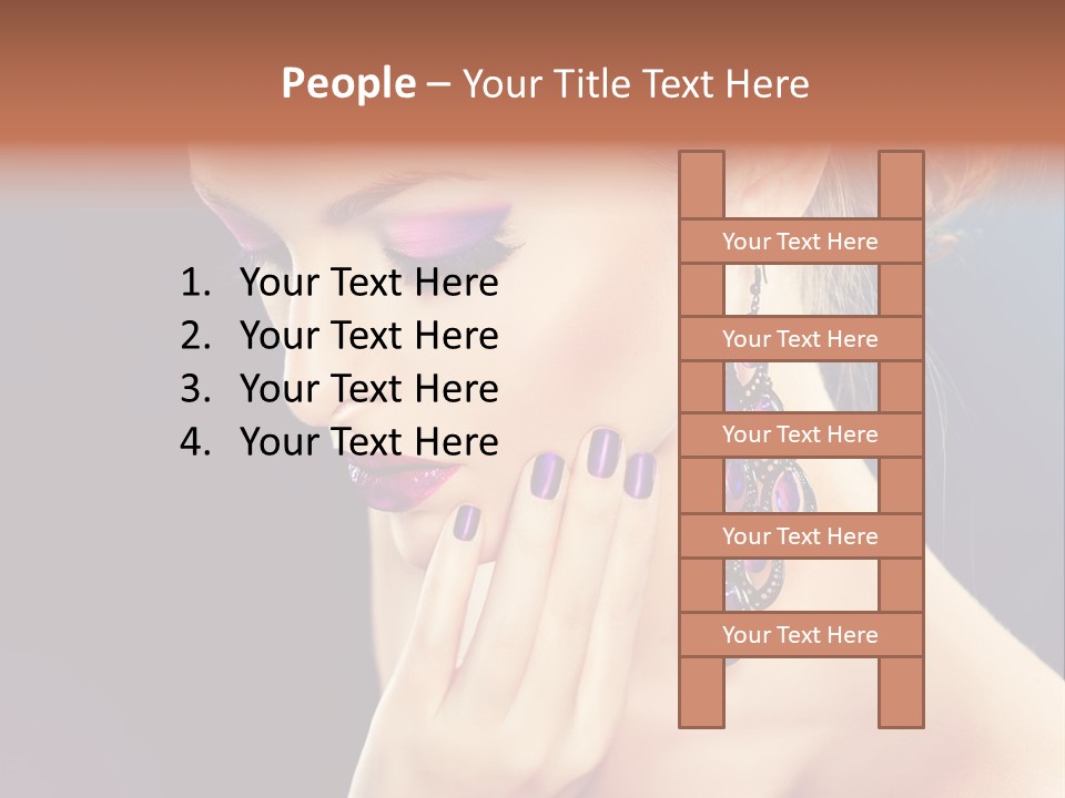 Manicure Beauty Salon Elegance PowerPoint Template