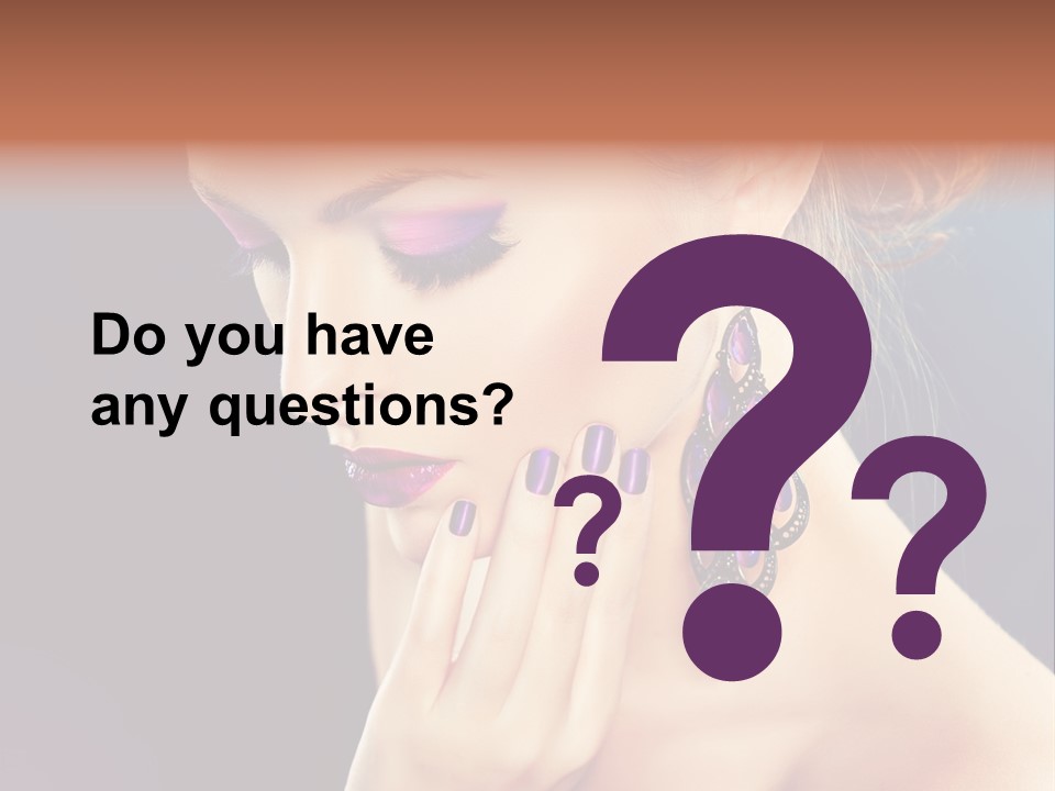 Manicure Beauty Salon Elegance PowerPoint Template