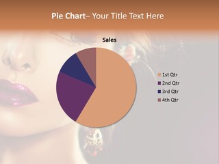 Cute Lip Face PowerPoint Template