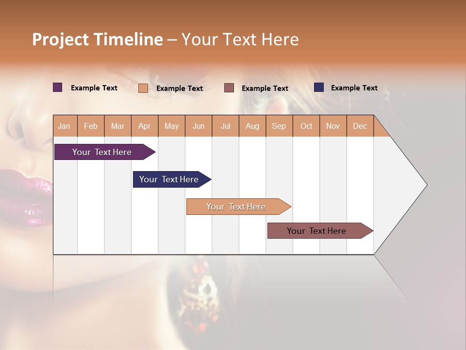 Cute Lip Face PowerPoint Template