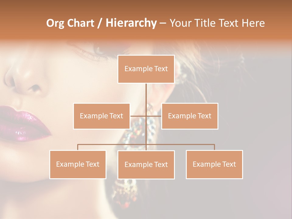 Cute Lip Face PowerPoint Template