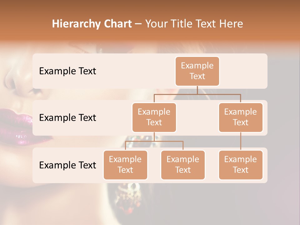 Cute Lip Face PowerPoint Template