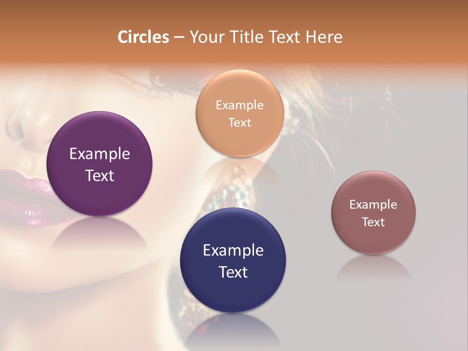 Cute Lip Face PowerPoint Template