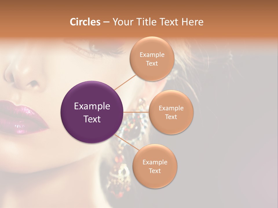 Cute Lip Face PowerPoint Template