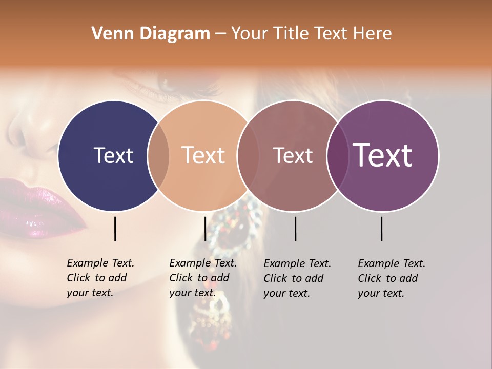 Cute Lip Face PowerPoint Template