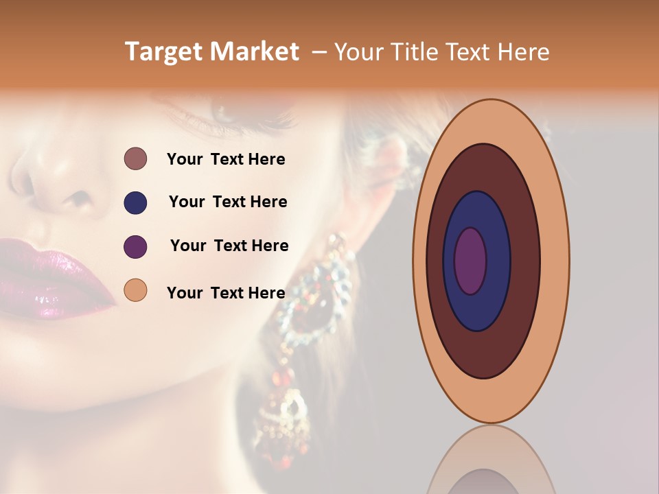 Cute Lip Face PowerPoint Template