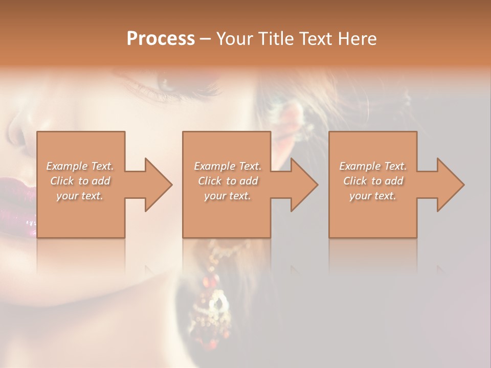 Cute Lip Face PowerPoint Template