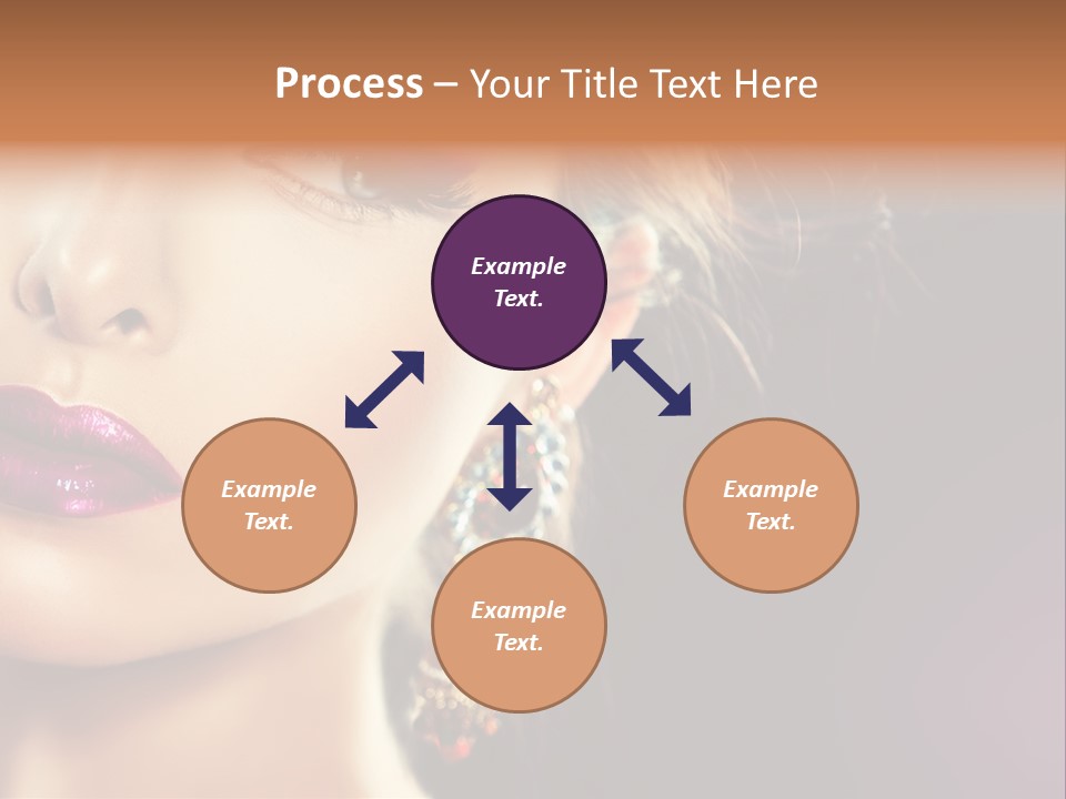 Cute Lip Face PowerPoint Template