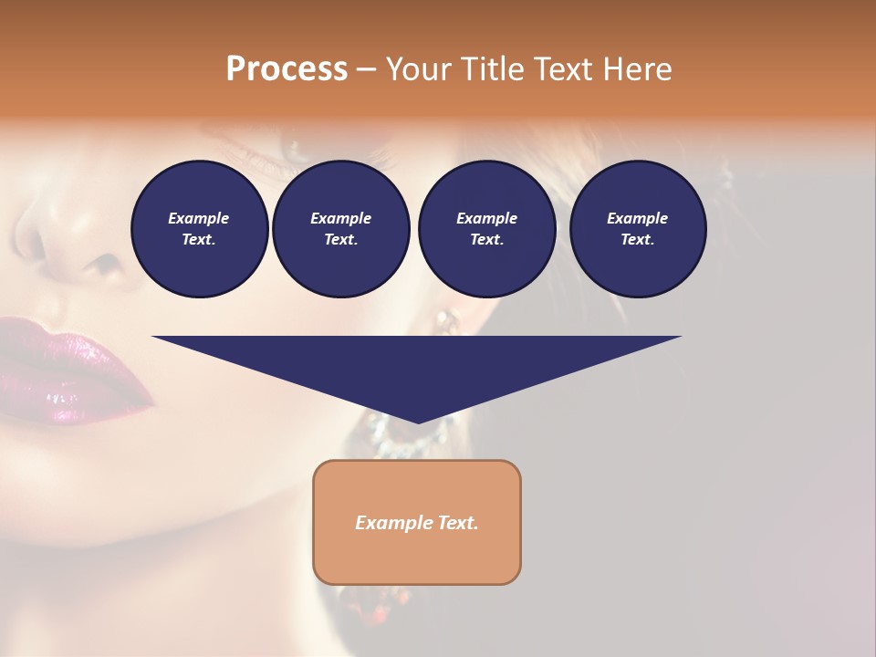 Cute Lip Face PowerPoint Template