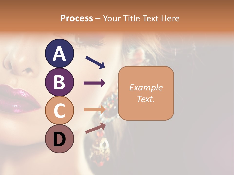 Cute Lip Face PowerPoint Template