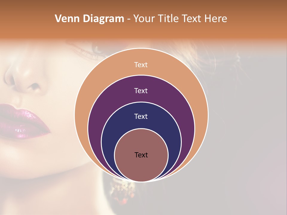 Cute Lip Face PowerPoint Template