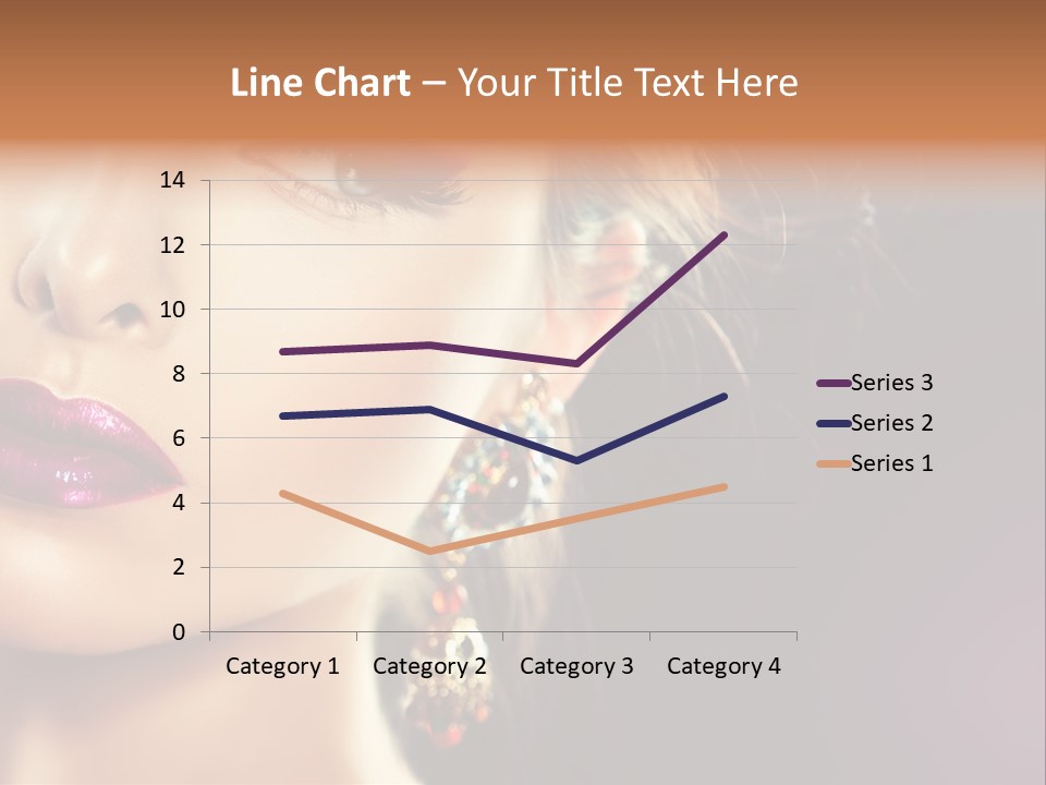 Cute Lip Face PowerPoint Template