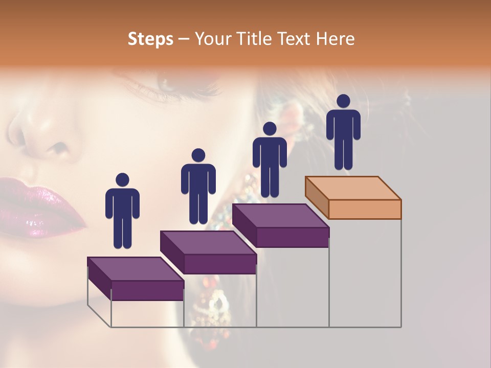 Cute Lip Face PowerPoint Template