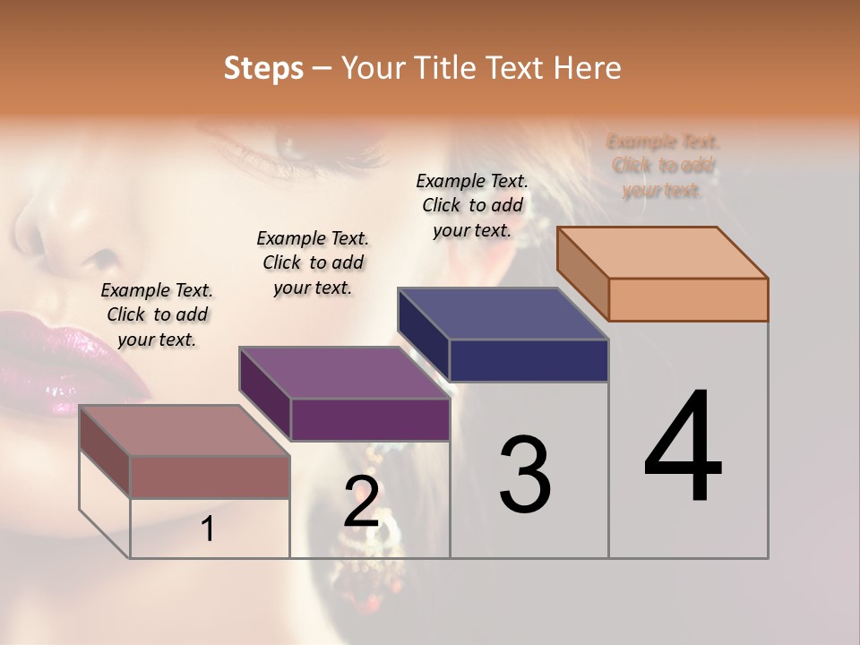 Cute Lip Face PowerPoint Template