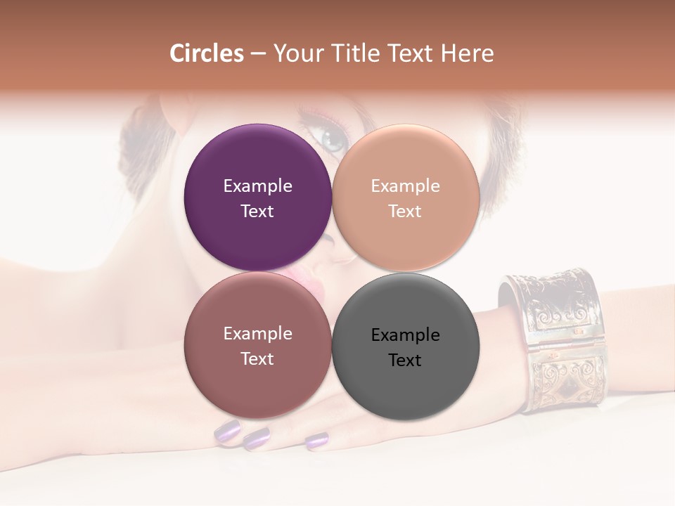 Close Up Eye Style PowerPoint Template