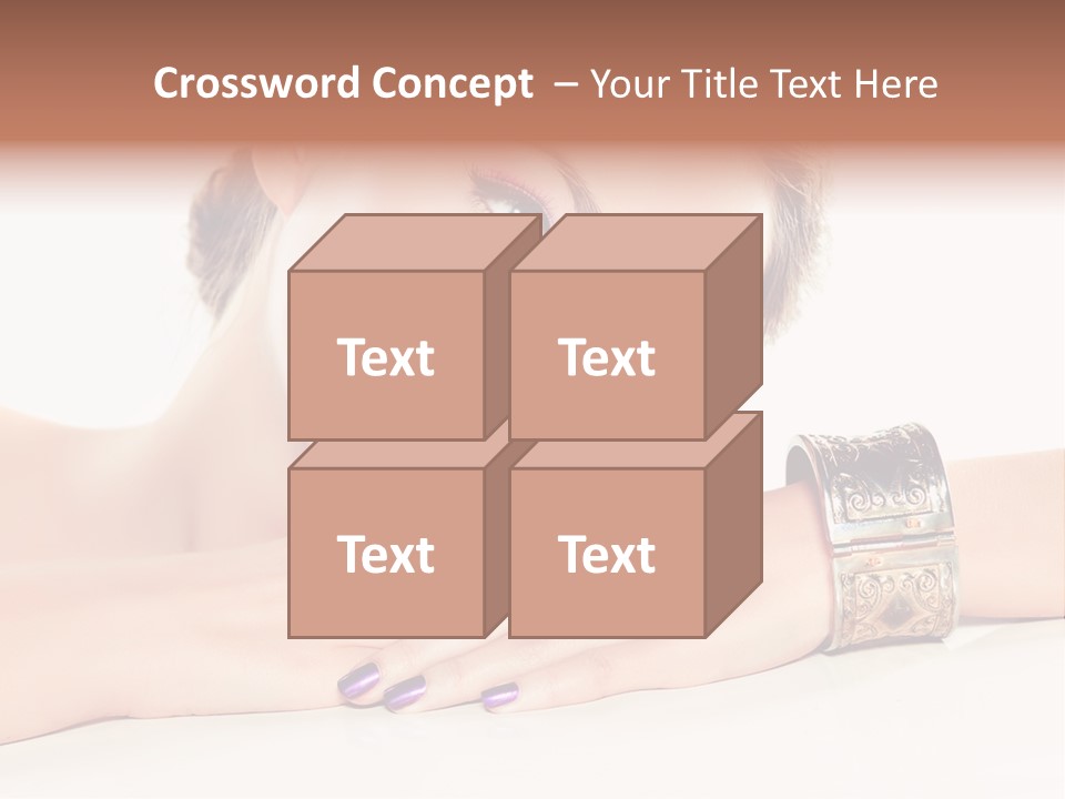 Close Up Eye Style PowerPoint Template