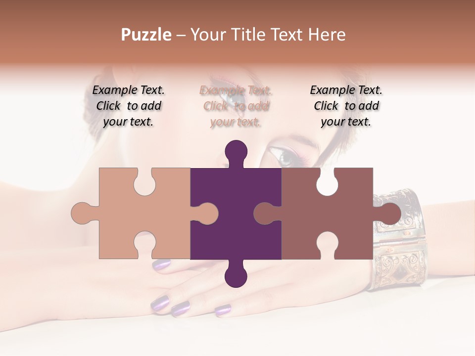 Close Up Eye Style PowerPoint Template