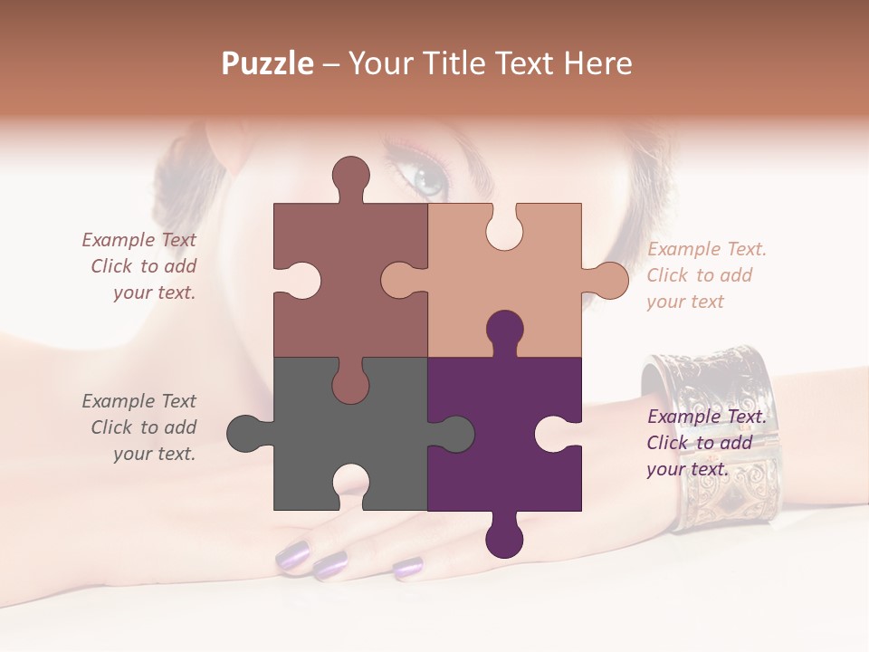 Close Up Eye Style PowerPoint Template