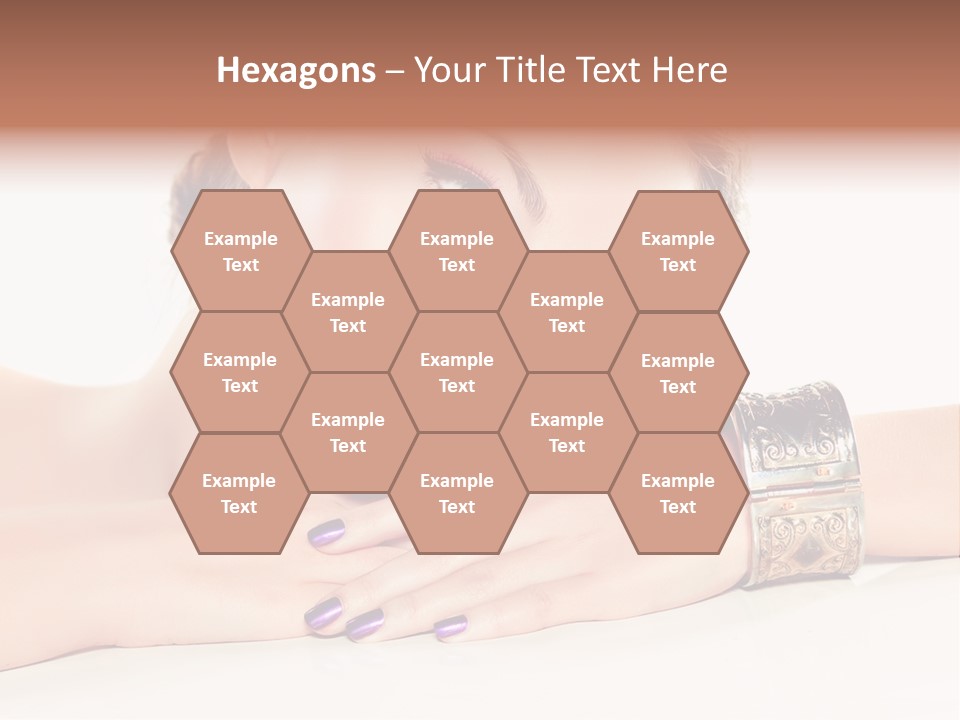 Close Up Eye Style PowerPoint Template