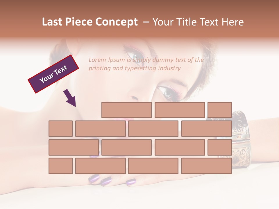 Close Up Eye Style PowerPoint Template