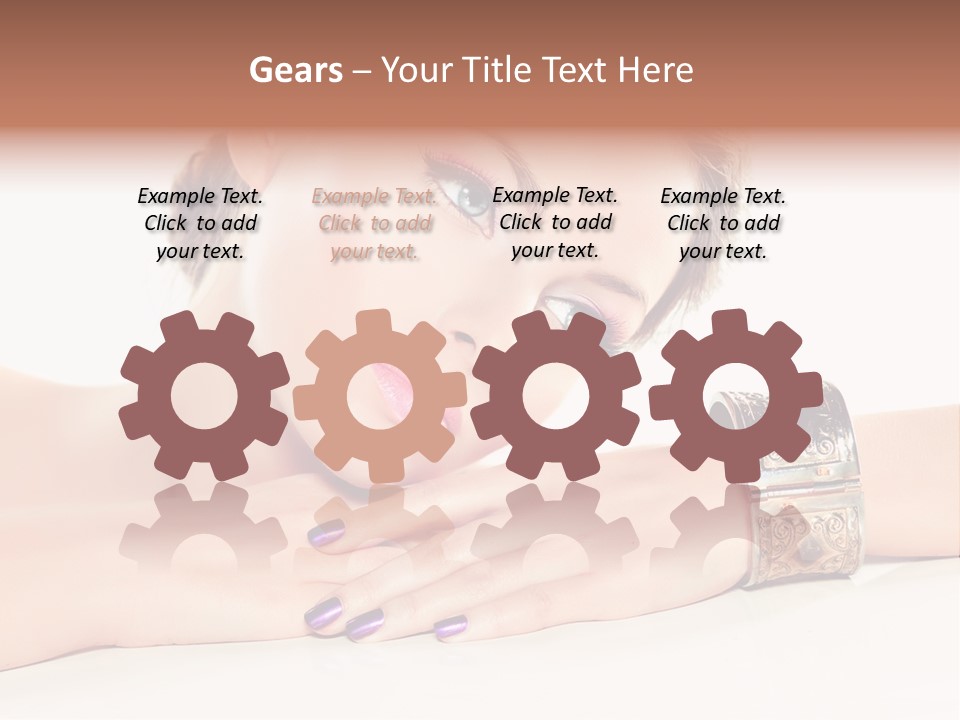 Close Up Eye Style PowerPoint Template