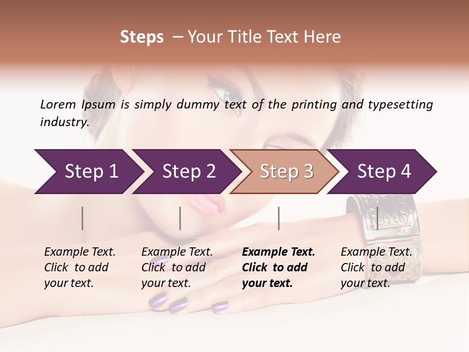 Close Up Eye Style PowerPoint Template