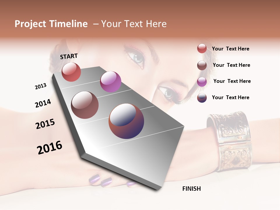 Close Up Eye Style PowerPoint Template