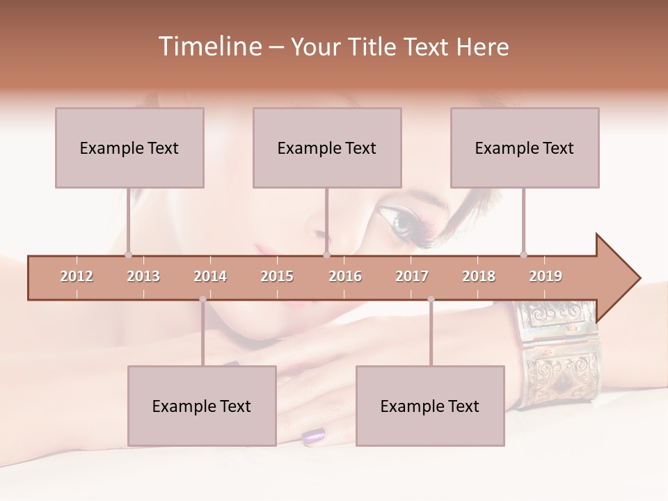 Close Up Eye Style PowerPoint Template